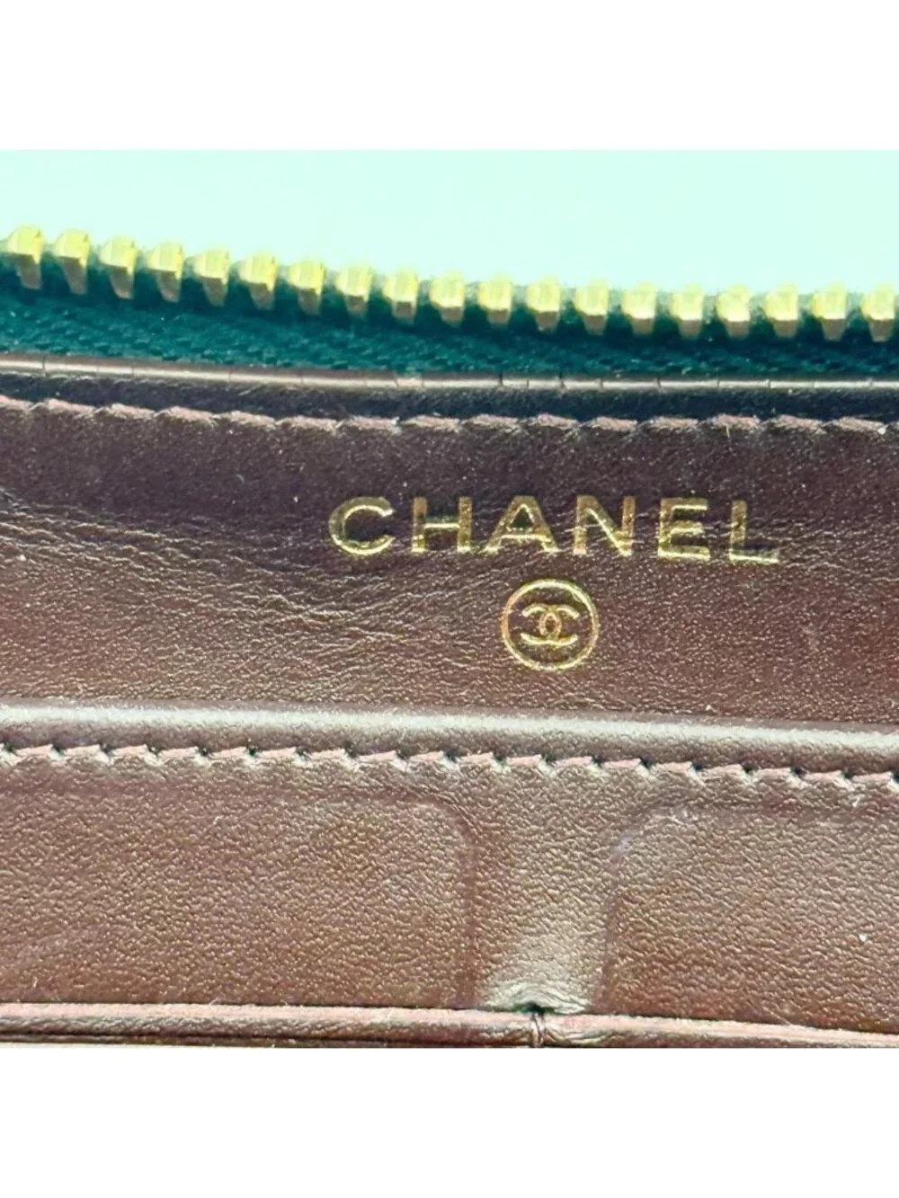 Chanel Quilted Wallet Caviar Leather